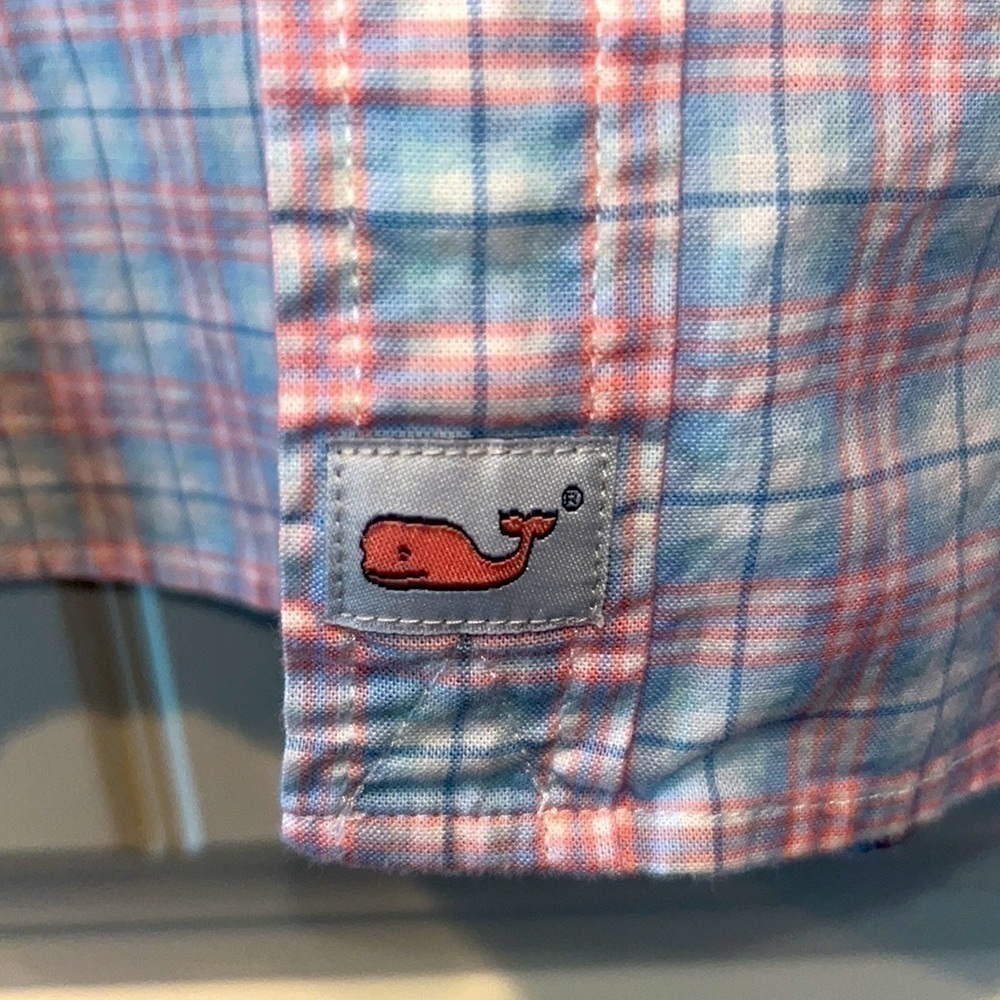 𝅺Vineyard Vines plaid long sleeve button down shirt Classic Fit Murray XXL - Picture 3 of 9